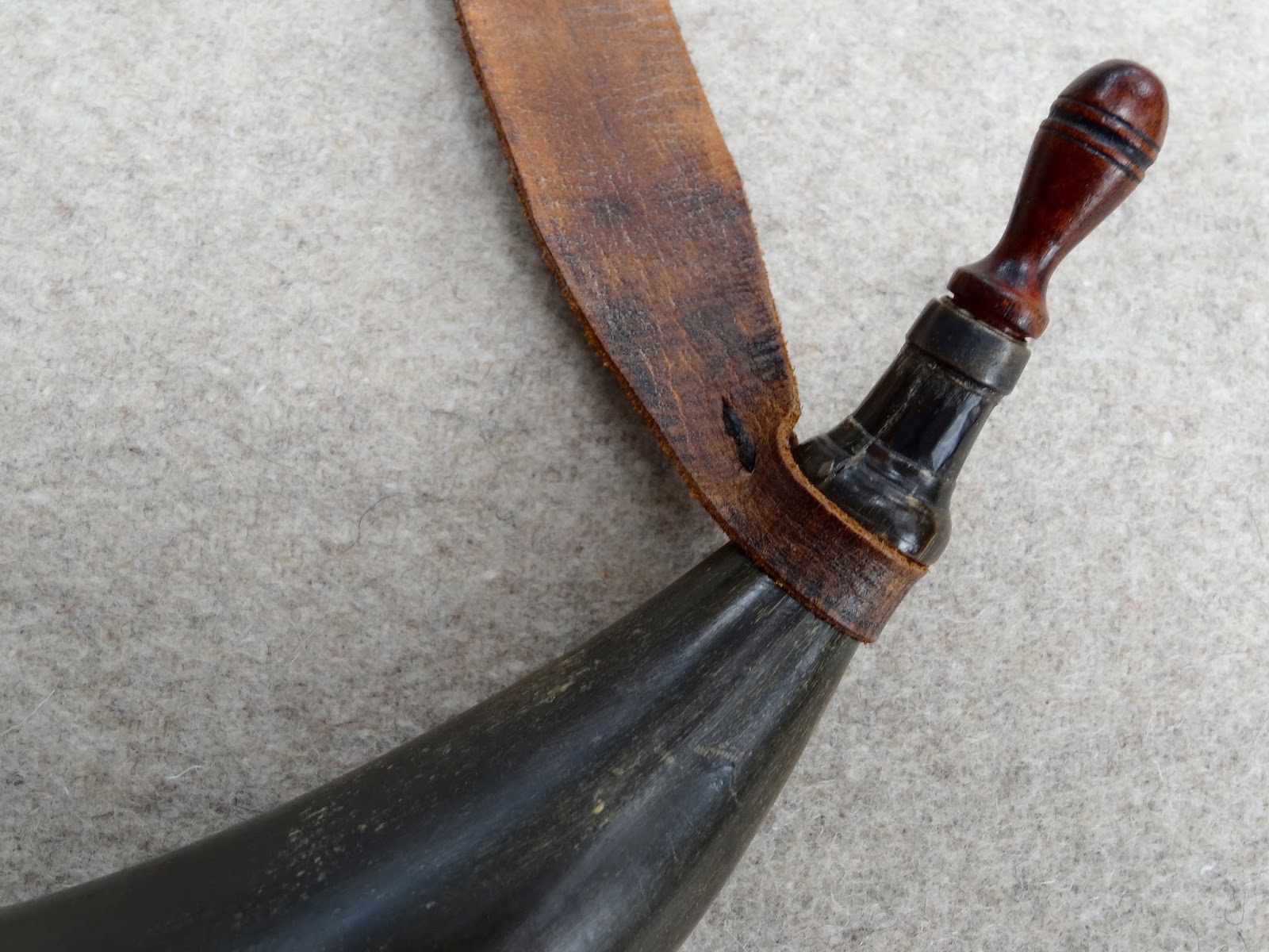 Contemporary Makers Antique Powder Horn