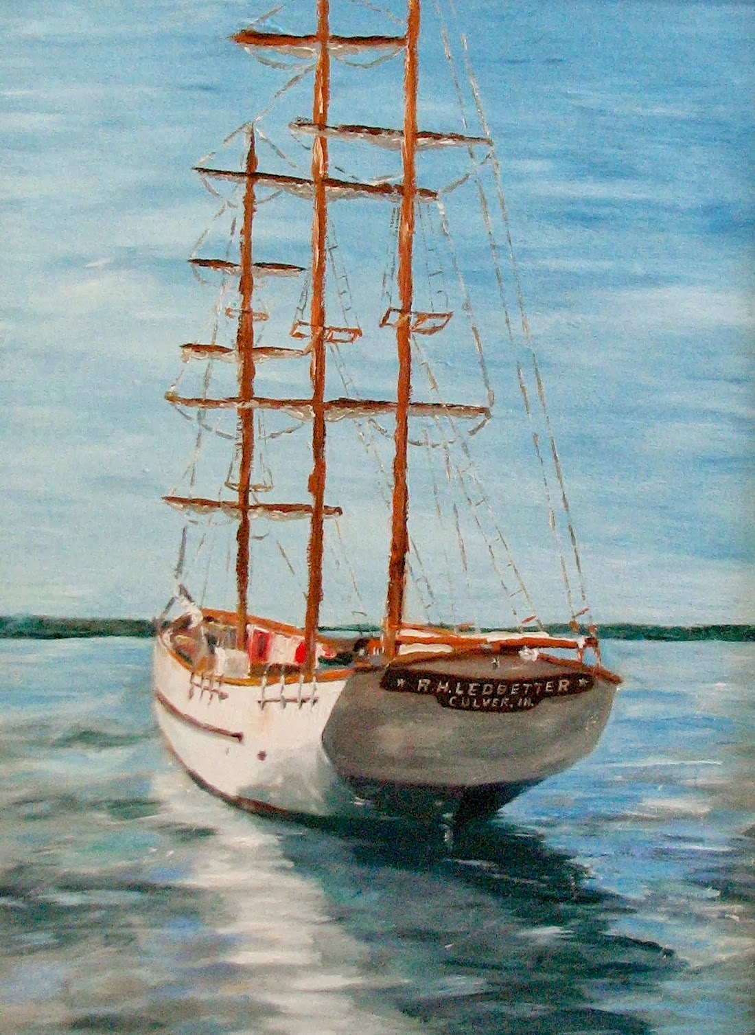 JIM CAHILL 81 "R.H. Ledbetter" 18x24 oil on canvas