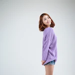 Bang Eun Young Sexy in Purple Foto 8