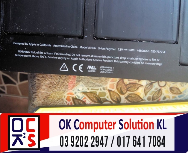 [SOLVED] BATERI MAC AIR A1370 ROSAK | REPAIR MAC DESA PANDAN 4