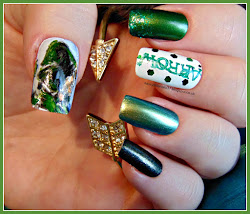 arrow nail nailart acrylic coat