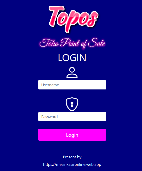 Gratis Aplikasitoko online TOPOS webapps - free open source point of sale web app download
