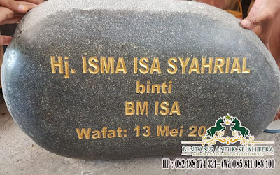  Batu Nisan Makam, Nisan Batu Alam, Nisan Batu Sungai