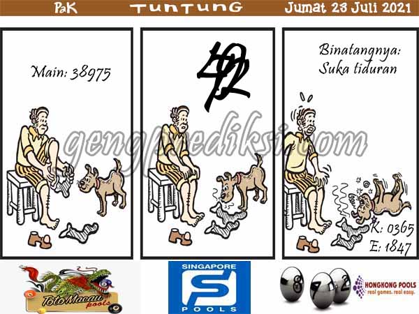 Gambar Kode Syair Pak Tuntung Jumat 23 Juli 2021 Kode Syair