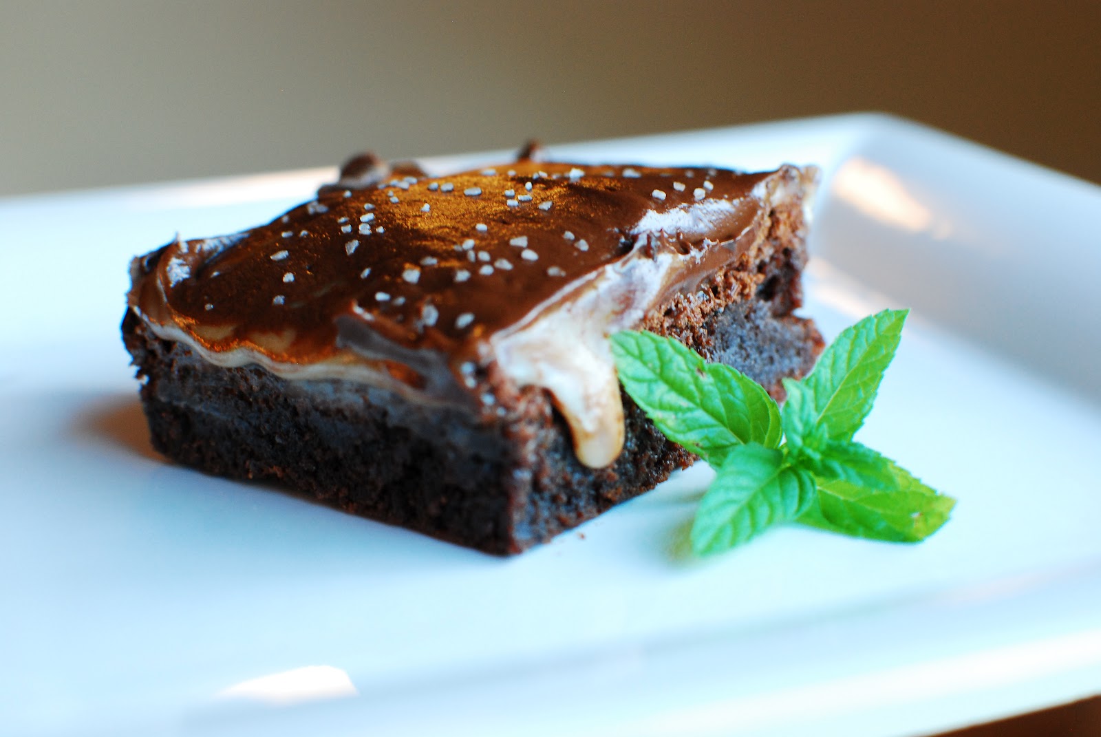 Cooking à la Mode Salted Browned Butter Brownies