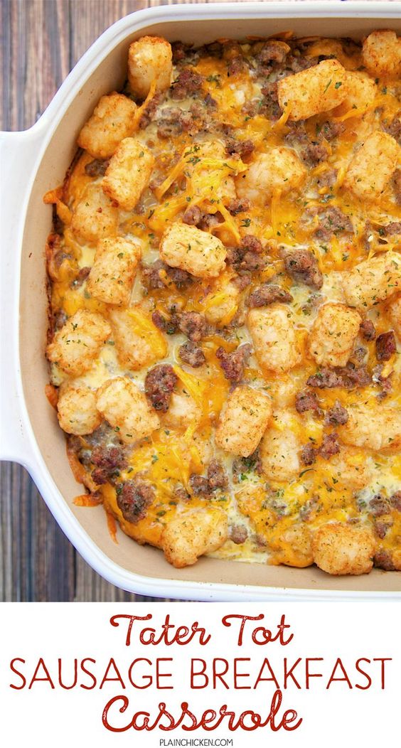 TATER TOT SAUSAGE BREAKFAST CASSEROLE #TATER #TOT #SAUSAGE #BREAKFAST #CASSEROLE Desserts, Healthy Food, Easy Recipes, Dinner, Lauch, Delicious, Easy, Holidays Recipe, Special Diet, World Cuisine, Cake, Grill, Appetizers, Healthy Recipes, Drinks, Cooking Method, Italian Recipes, Meat, Vegan Recipes, Cookies, Pasta Recipes, Fruit, Salad, Soup Appetizers, Non Alcoholic Drinks, Meal Planning, Vegetables, Soup, Pastry, Chocolate, Dairy, Alcoholic Drinks, Bulgur Salad, Baking, Snacks, Beef Recipes, Meat Appetizers, Mexican Recipes, Bread, Asian Recipes, Seafood Appetizers, Muffins, Breakfast And Brunch, Condiments, Cupcakes, Cheese, Chicken Recipes, Pie, Coffee, No Bake Desserts, Healthy Snacks, Seafood, Grain, Lunches Dinners, Mexican, Quick Bread, Liquor TATER TOT SAUSAGE BREAKFAST CASSEROLE #TATER #TOT #SAUSAGE #BREAKFAST #CASSEROLE Desserts, Healthy Food, Easy Recipes, Dinner, Lauch, Delicious, Easy, Holidays Recipe, Special Diet, World Cuisine, Cake, Grill, Appetizers, Healthy Recipes, Drinks, Cooking Method, Italian Recipes, Meat, Vegan Recipes, Cookies, Pasta Recipes, Fruit, Salad, Soup Appetizers, Non Alcoholic Drinks, Meal Planning, Vegetables, Soup, Pastry, Chocolate, Dairy, Alcoholic Drinks, Bulgur Salad, Baking, Snacks, Beef Recipes, Meat Appetizers, Mexican Recipes, Bread, Asian Recipes, Seafood Appetizers, Muffins, Breakfast And Brunch, Condiments, Cupcakes, Cheese, Chicken Recipes, Pie, Coffee, No Bake Desserts, Healthy Snacks, Seafood, Grain, Lunches Dinners, Mexican, Quick Bread, Liquor