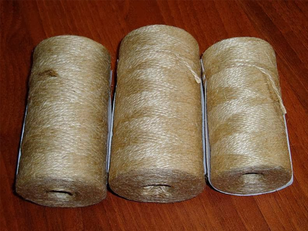 Sợi đây được bện thành cuộn