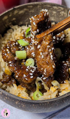 Chinese Fakeaway Recipe, Mongolian Beef Recipe | Lower Calorie Slimming Recipe, low calorie recipe, low caloire meals, low calorie dinner, slimming food