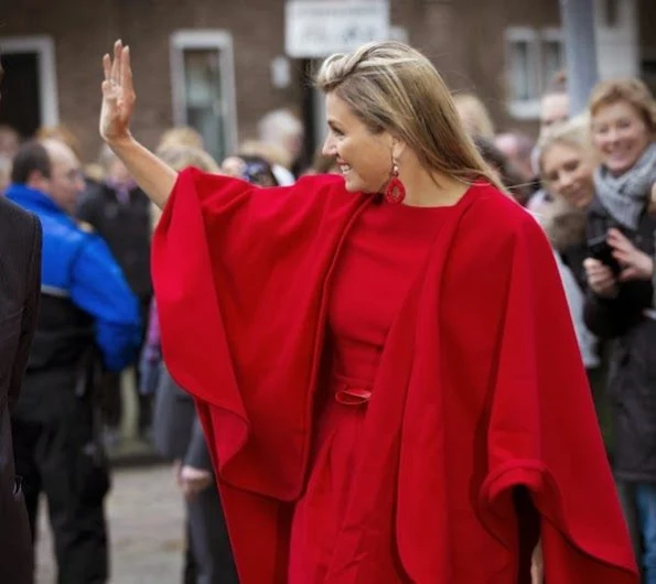 Queen Máxima of The Netherlands visited a music project for children in Haarlem. Style of Queen Maxima