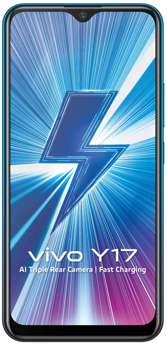 Vivo Y17 (Mineral Blue, 4GB RAM, 128GB Storage) 