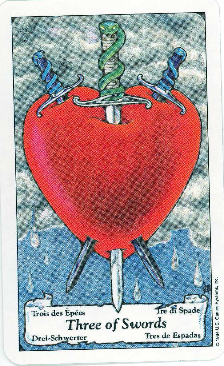 карта таро тройка мечей. тройка мечей таро универсальное. 3 мечей таро уэйта. карта тройка мечей перевернутая. 3 мечей таро.