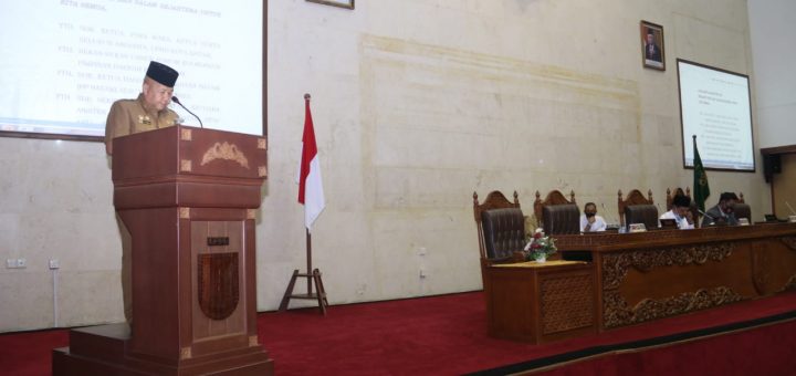 Hadiri Rapat Paripurna, Syamsul Bahrum : Penetapan Perda RTRW dan RDTR Kota Batam Harus Selesai Desember 2020
