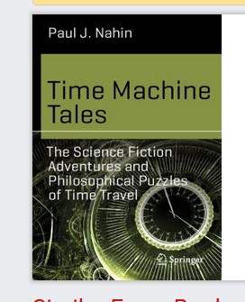 Time Machine Tales By Paul J. Nahin