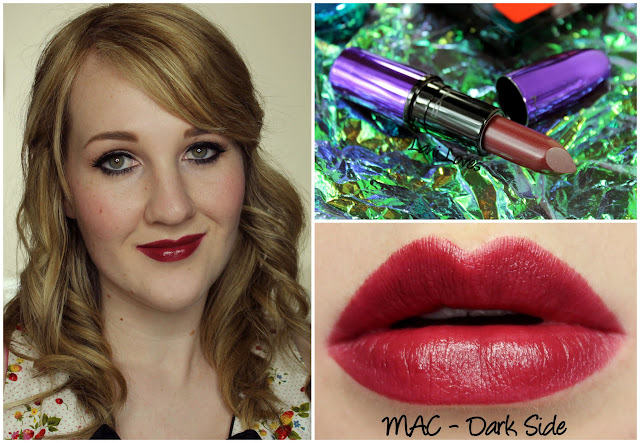 MAC Dark Side lipstick swatch