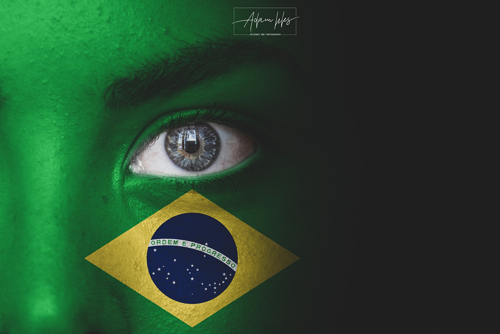 Photo of the flag of Brazil
