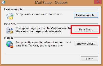 Outlook de configuración de correo