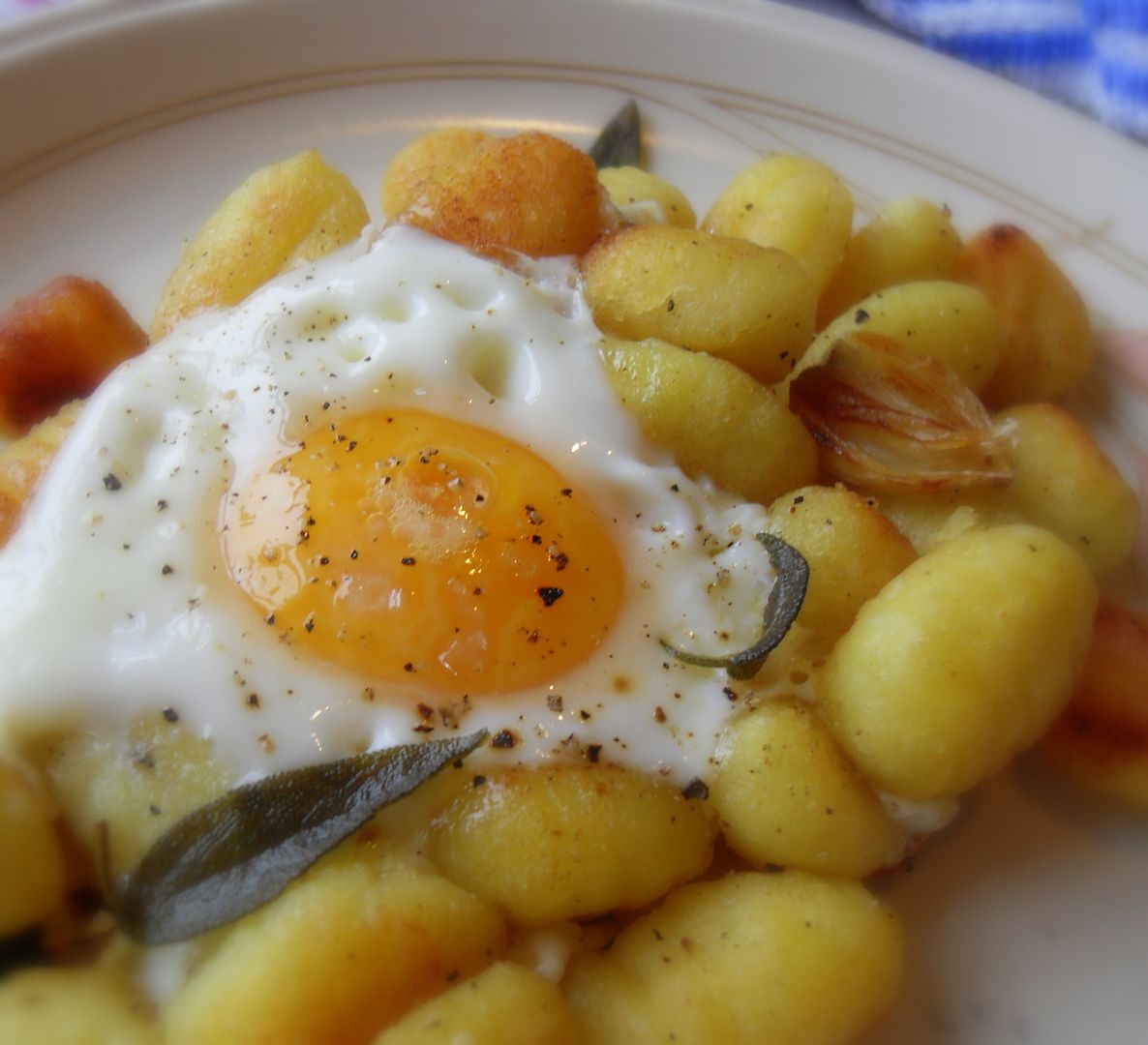 Pan Fried Potato Gnocchi & Egg The English Kitchen