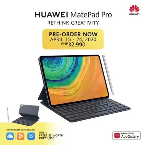 Huawei MatePad Pro Pre-Order Details
