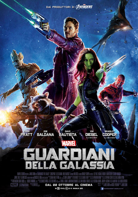 Guardiani della Galassia poster cover