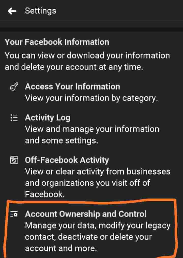 Account ownership and control par click kare