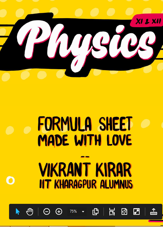 Crashup Physics Class 11 12 Formulas Sheet For Neet Jee Free Download Neet Mbbs Preparation