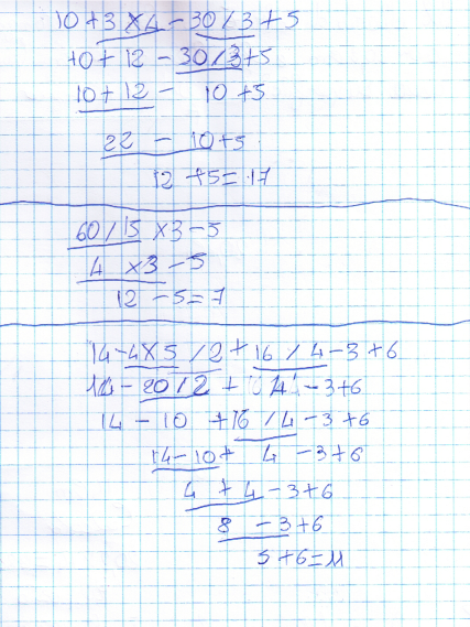 Didattica Matematica Scuola Primaria Espressioni Aritmetiche E Problemi Classe Quinta