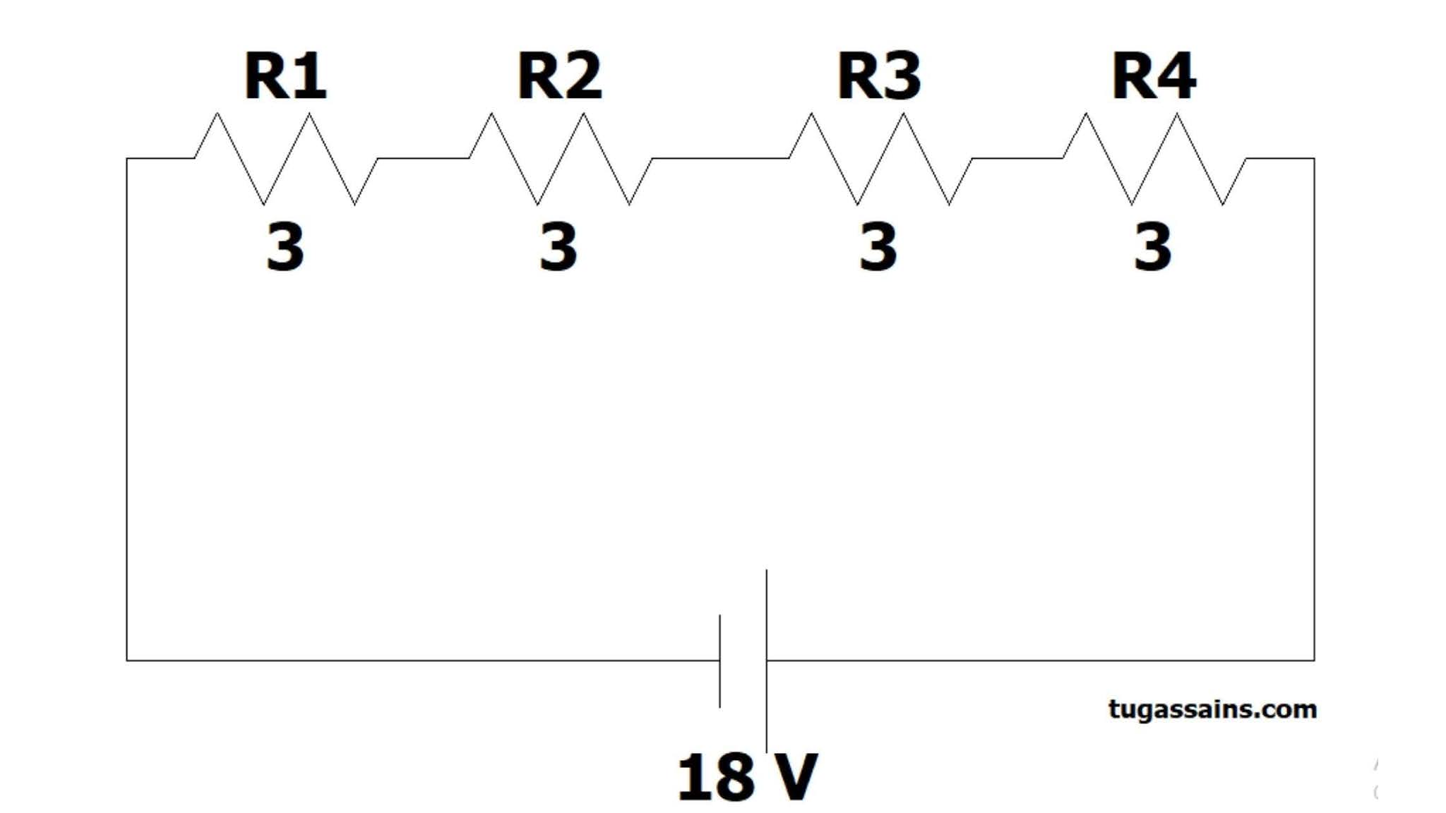5 Contoh Soal Rangkaian Seri Resistor tugassains