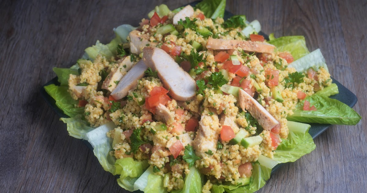 Delicious Couscous Salad with Chicken Heaven Bites