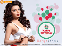 model: sherlyn chopra hot and sexy pose, in white bra and red panty