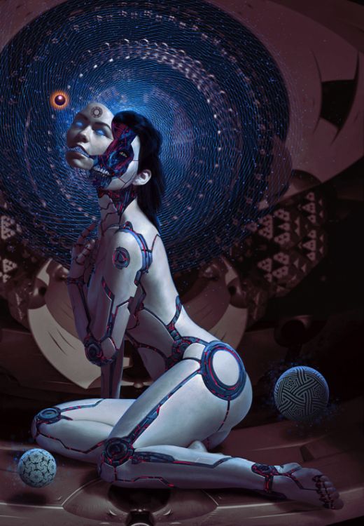 As ilustrações de fantasia e ficção científica com mulheres de Oliver Wetter Oliver Wetter artstation deviantart arte ilustrações fantasia ficção científica mulheres cyber photoshop