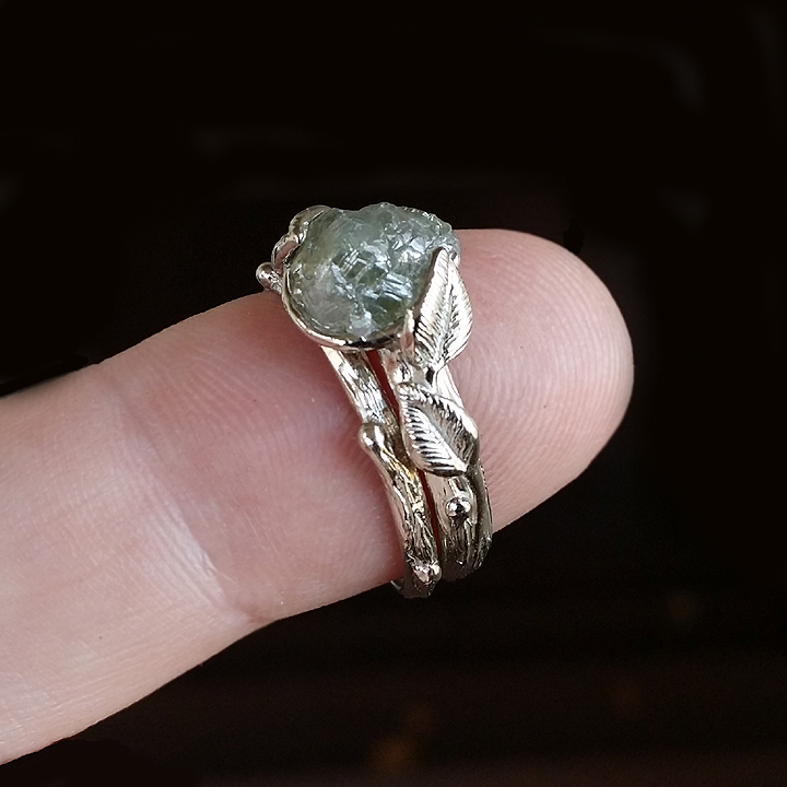 Dawn Vertrees Raw Uncut Rough Engagement Wedding Rings Raw Uncut Engagement Rings