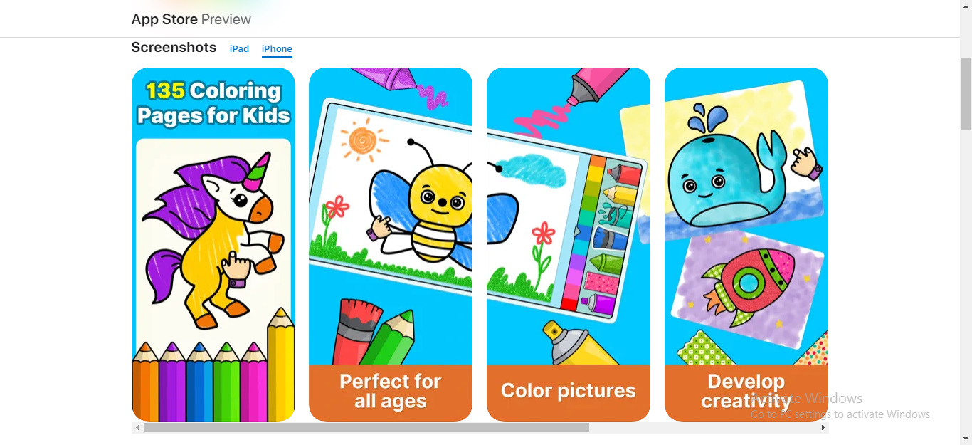 تنزيل تطبيق عن طريق هذا الرابط Baby Coloring Book for Kids
