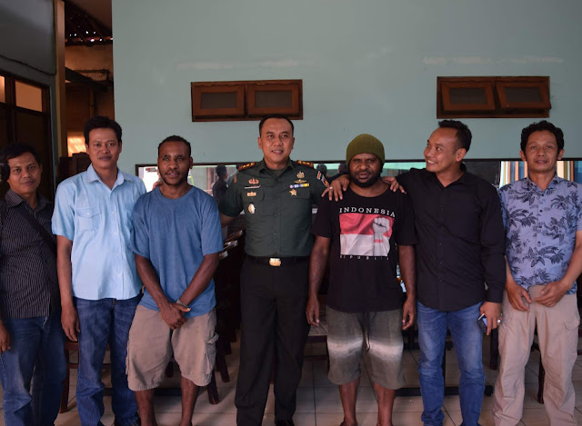 Berikan Rasa Nyaman, Dandim Klaten Silaturohmi Dengan Warga Papua   