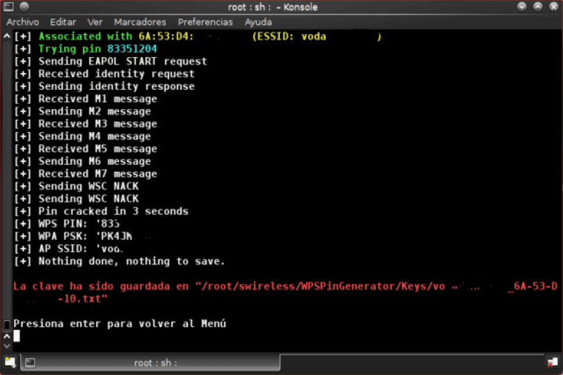 Blog Manual Tutorial WPS Pin Generator para Wifislax