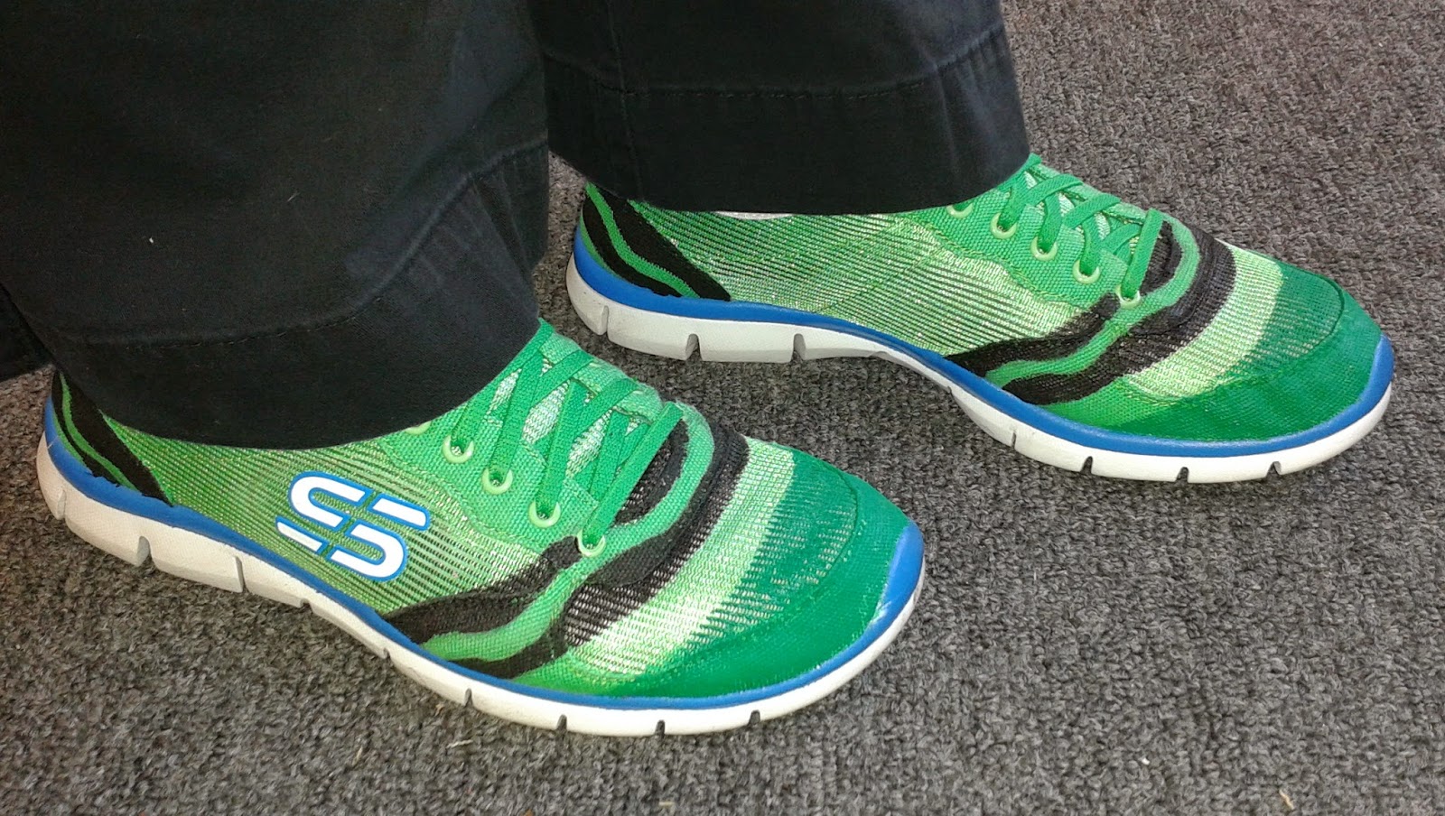 Scribbles CrayonInspired Footwear My Very First DIY