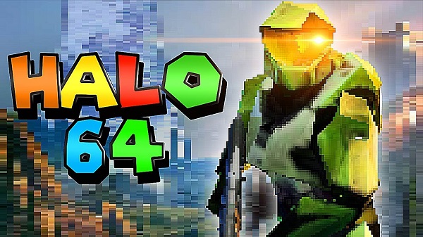 بالفيديو إعادة تصميم ديمو لعبة Halo Infinite برسومات جهاز Nintendo 64 
