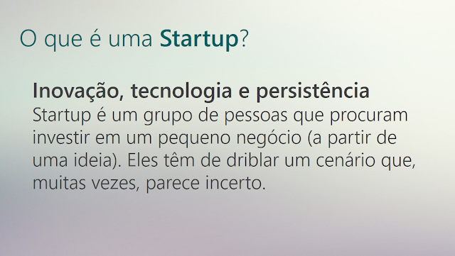 Startup?