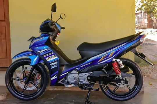 Modifikasi Jupiter Z1 Warna Biru Polos, Metalik, Tosca, Muda, Langit