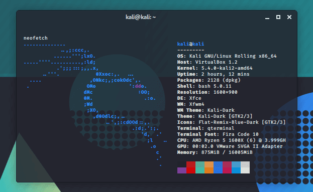 kali linux custom image download