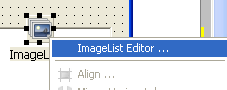 How to open the Image list editor