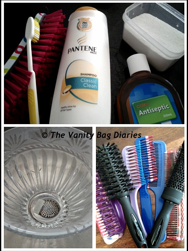 The Vanity Bag Diaries How to wash your hair brushes