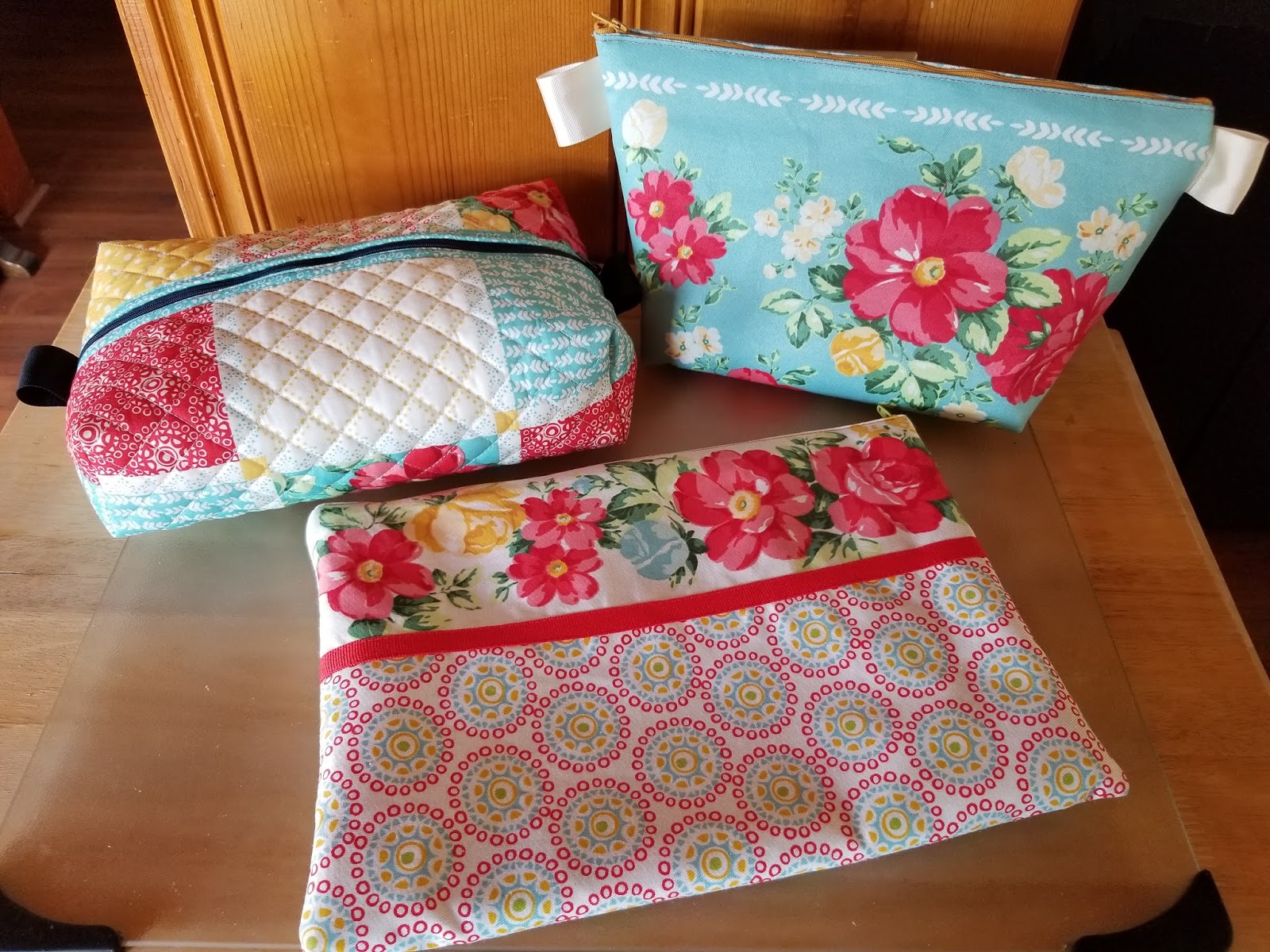 Ink It, Stamp It Zipper bags made from Placemats