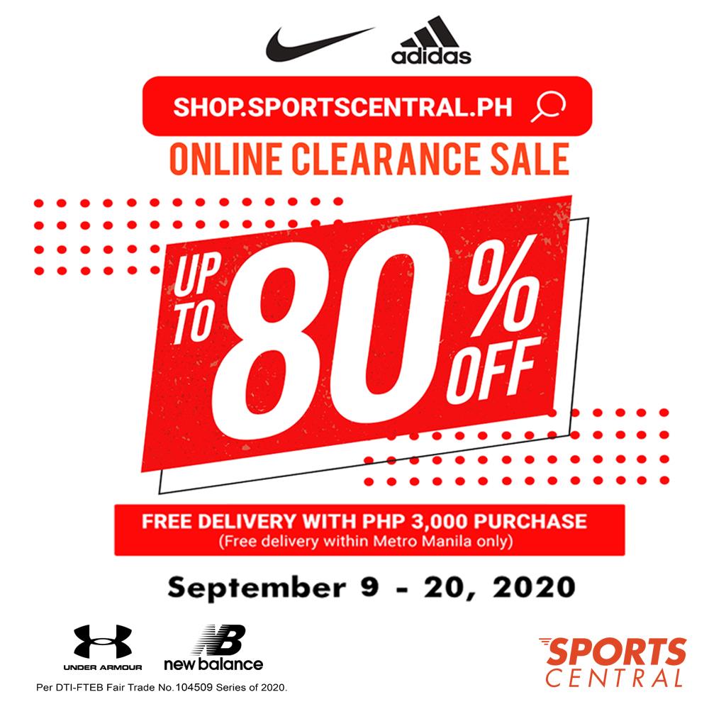 Manila Shopper: Up to 80% off on Nike, Adidas \u0026more at Sports Central Clearance Online SALE: Sept 2020