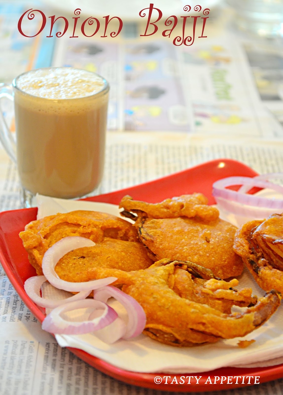 ONION BAJJI / VENGAYA BAJJI / EASY SNACKS RECIPES / ULLI BAJJI / STEP