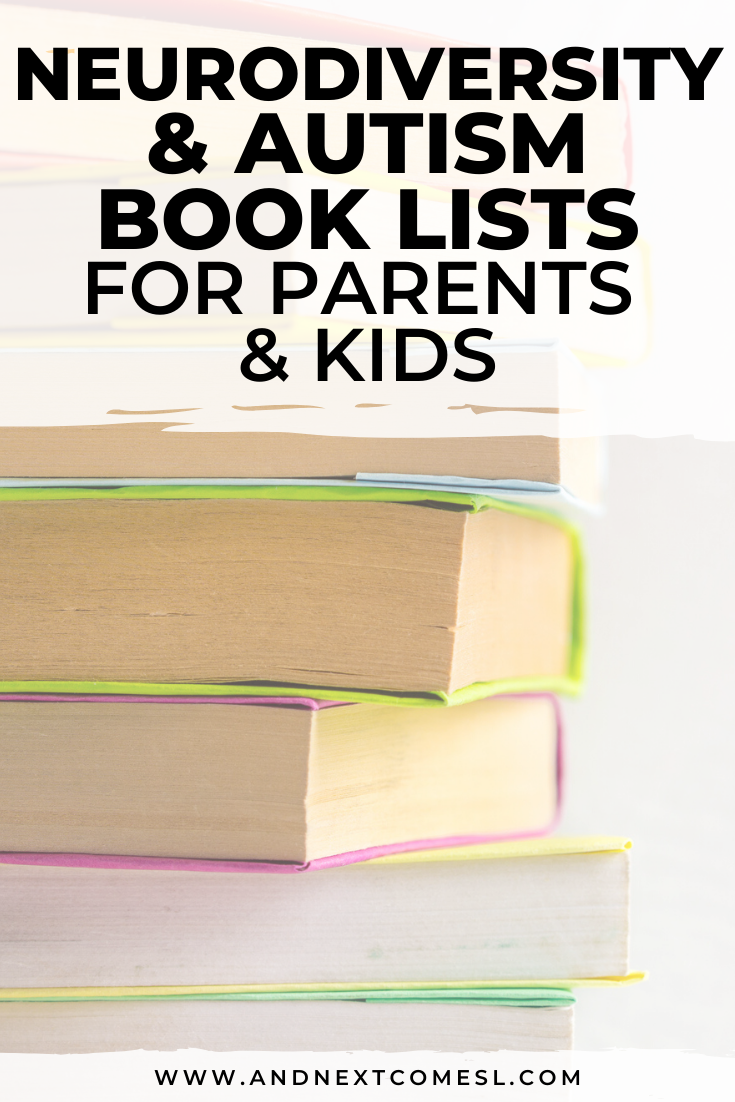 Tons of great neurodiversity and autism books for parents and kids! You'll love these book lists.