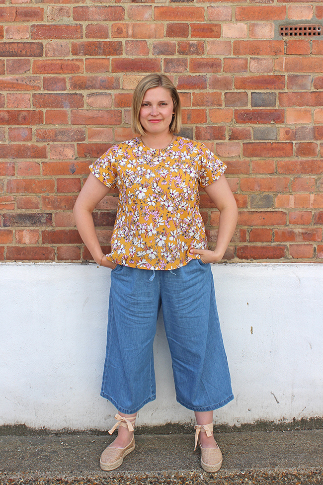 Louise's pleat back Stevie hack - Tilly and the Buttons