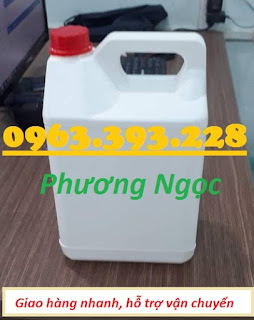 Can nhựa 5 Lít, can đựng hóa chất, can nhựa HDPE nguyên sinh 5L4