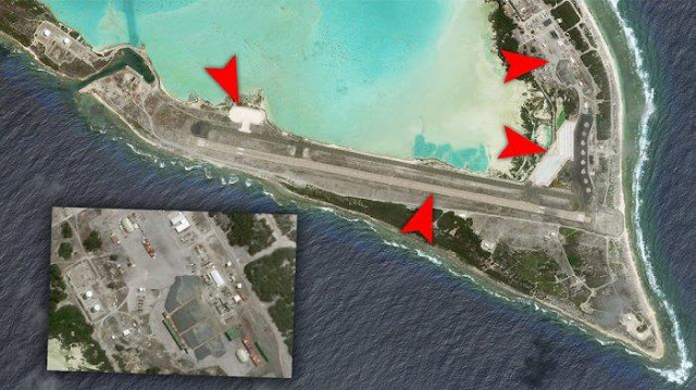 Foto satelit menunjukkan ada pembangunan di pulau Wake