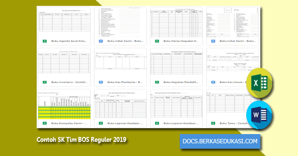 Buku Administrasi Tpa Taman Pendidikan Al Quran Lengkap Dokumen Berkas Edukasi