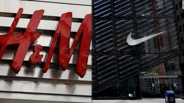غضب صيني من شركتي نايكي Nike وإتش أند إم H&M